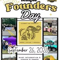 Temple Founders Day on September 26, 2026