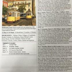 Spain & Portugal trip: Day 1-Day 8 description