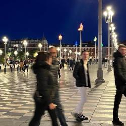 Streeets in France at night