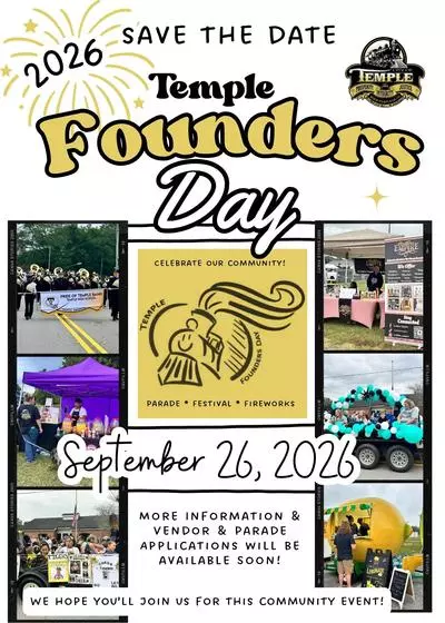 Temple Founders Day on September 26, 2026